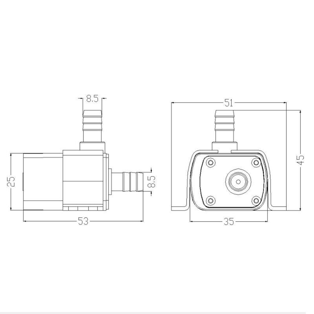 240L/H DC12V Micro Water Pump  - Planted Aquarium Cycling recension och pris