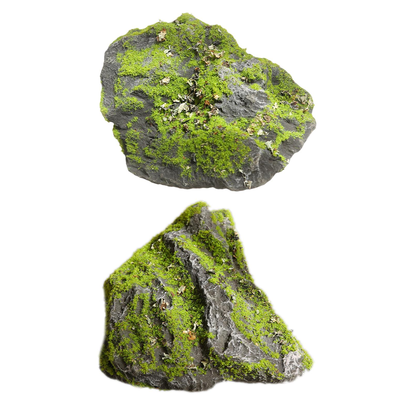 Fake Moss Stone Realistic Gree - Aquarium Plant Original recension och pris