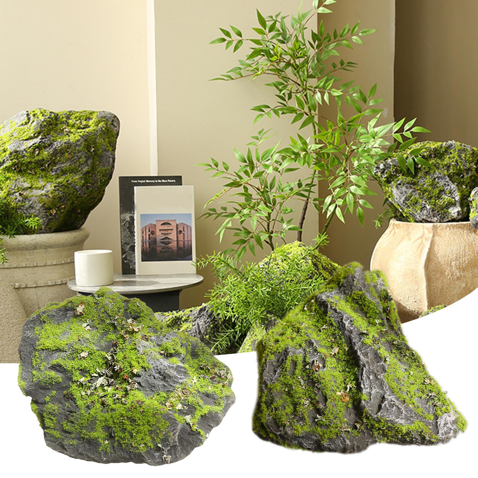 Fake Moss Stone Realistic Gree - Aquarium Plant Original recension och pris