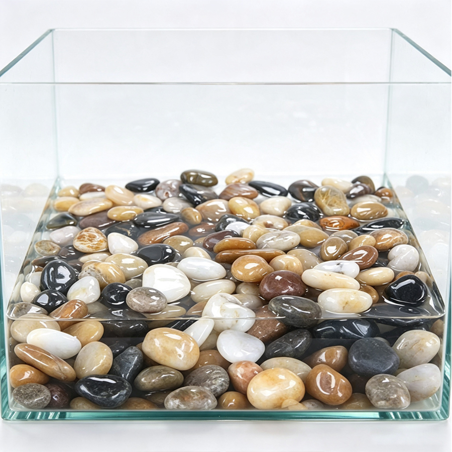 300-700g Smooth River Pebbles, - Aquarium Planted Tank recension och pris