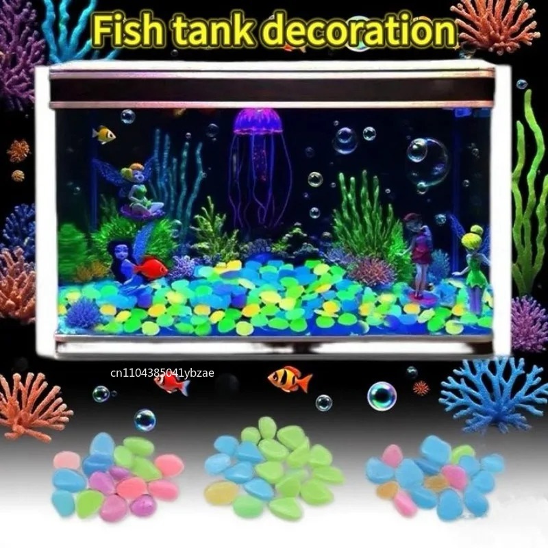 100-800pcs Glow in The Dark Pe - Aquarium Plant Original recension och pris