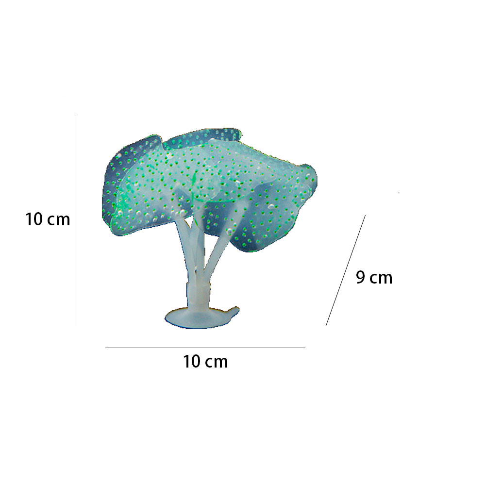1Pcs Luminous Anemone Artifici - Aquarium Planted Tank recension och pris