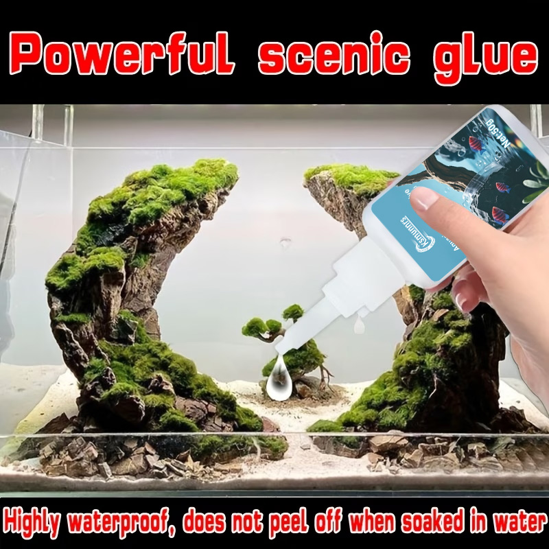 Aquarium Landscape Glue, Quick - Aquarium Plant Glue recension och pris