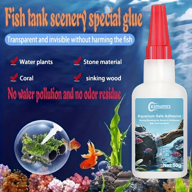 Aquarium Landscape Glue, Quick - Aquarium Plant Glue recension och pris