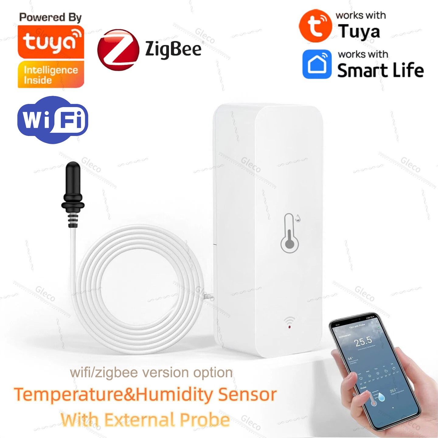 Tuya Wifi Zigbee Temperature a - Aquarium Plant Original recension och pris