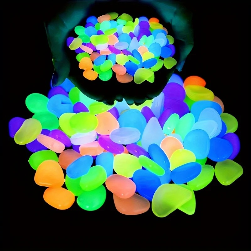 50-200pcs Glow in The Dark Peb - Planted Aquarium Equipment recension och pris