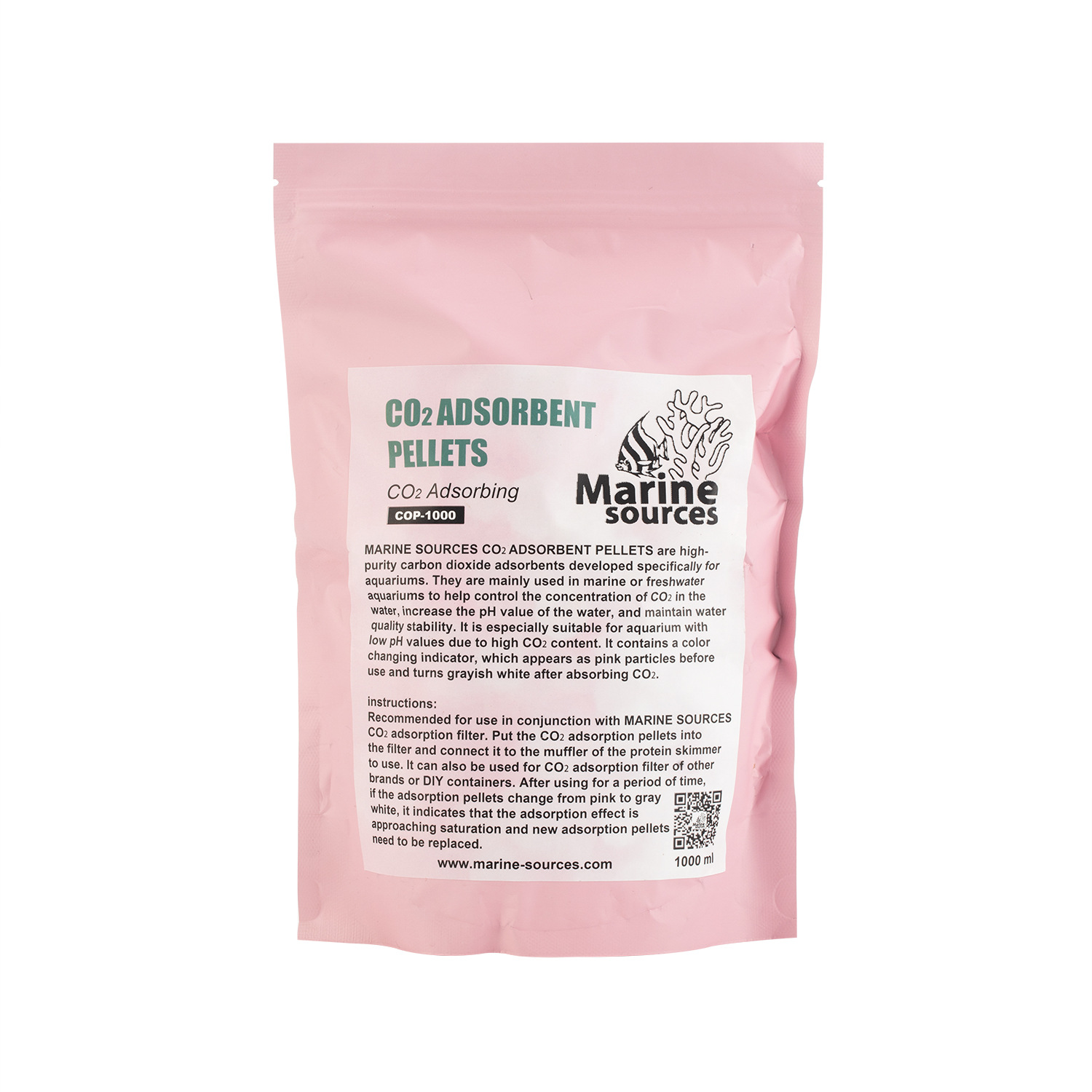 Marine Sources 1000ml CO2 Abso - Planted Aquarium Ph recension och pris