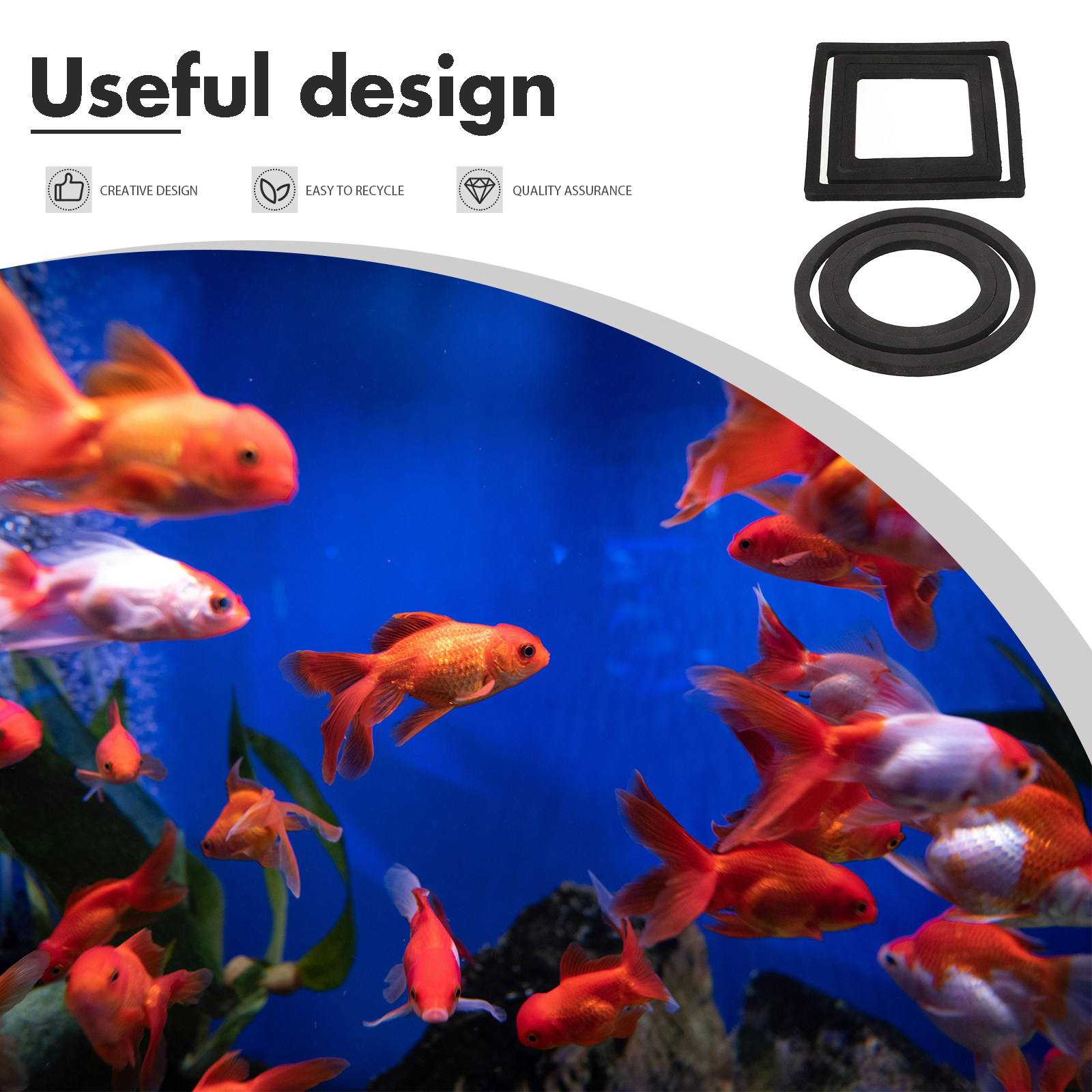 6Pcs Fish Feeding Rings Floati - Aquarium Planted Set Up recension och pris